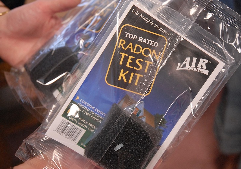 Three hundred radon test kits like this one are scheduled to be distributed to residents of the Southside and Alton Park. One hundred test kits have already been given out.