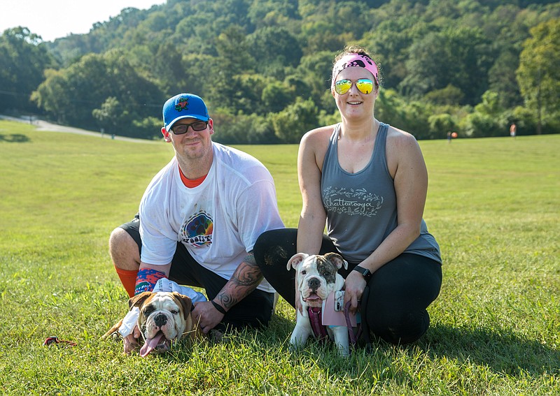 "Mr. Booty Butt," Ryan Coburn, "Mrs. Butter Butt" and Danielle Coburn