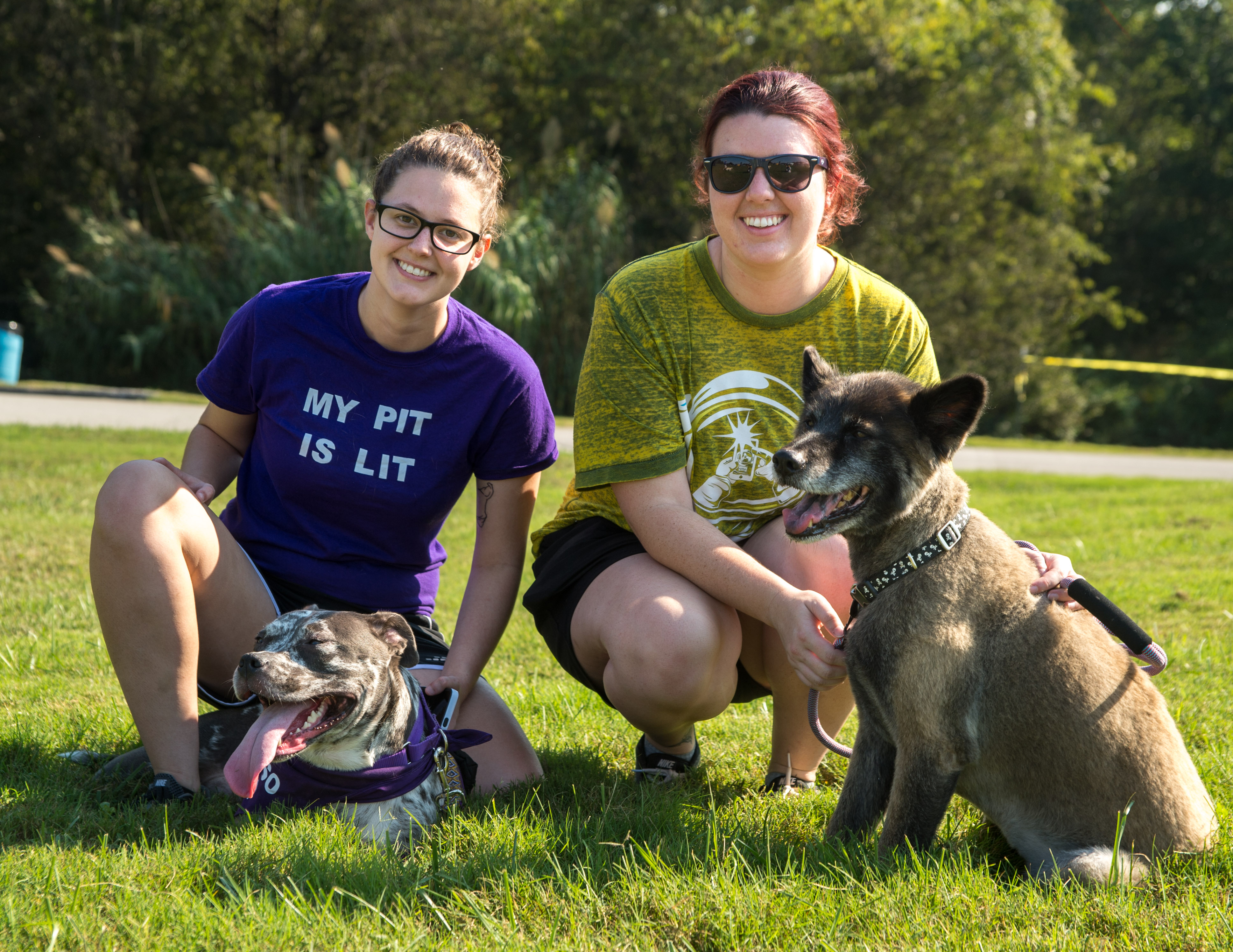 Sarah Abbott, "Lilith," Andi Abbott and "Cleo"