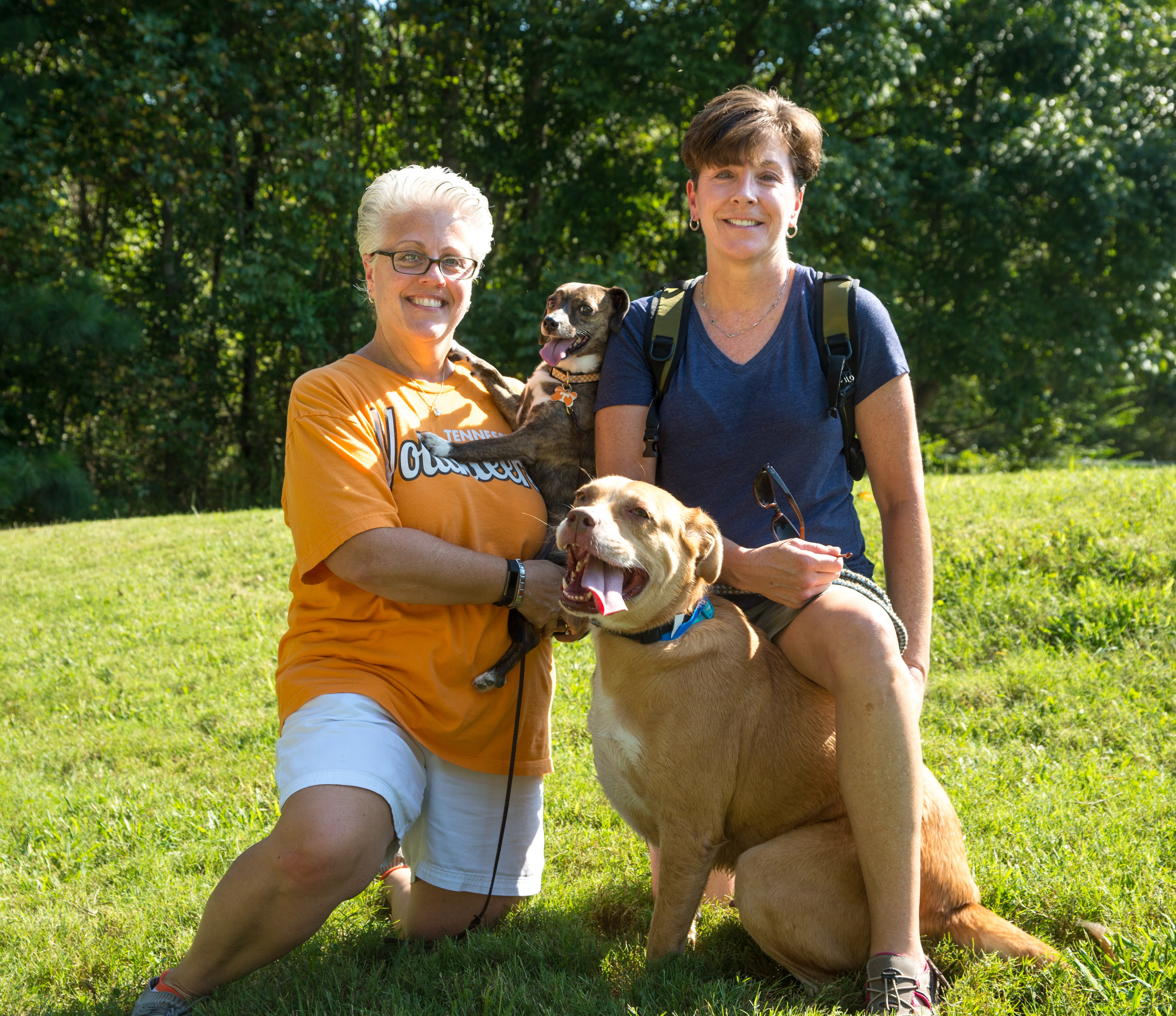 Suzanne Roche-Dalton, "Delilah," Pam Dalton and "Apollo"