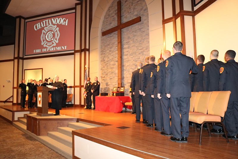 A new crop of cadets graduated Thursday night and joined the Chattanooga Fire Department.