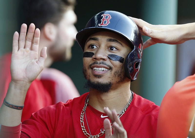Mookie Betts of the Boston Red Sox is this year's American League MVP.