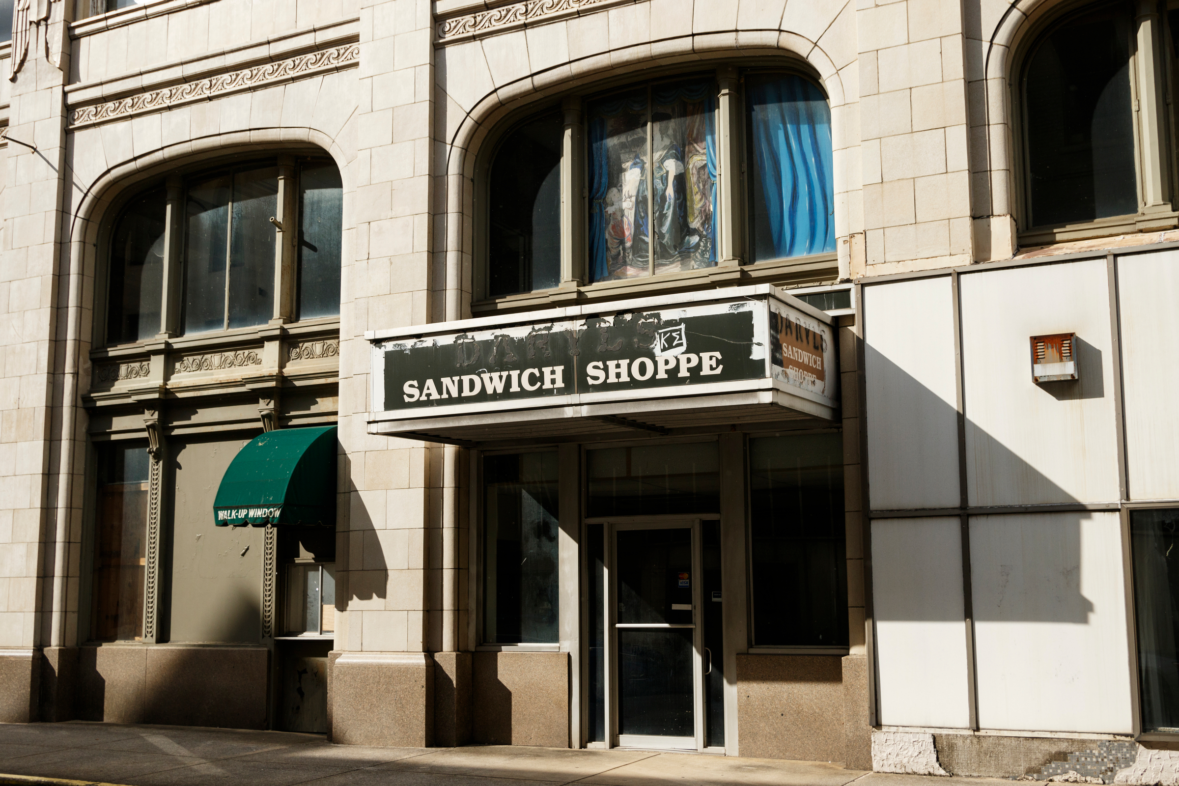 A vacant storefront on West 8th Street is seen on Tuesday, Oct. 2, 2018, in Chattanooga, Tenn.