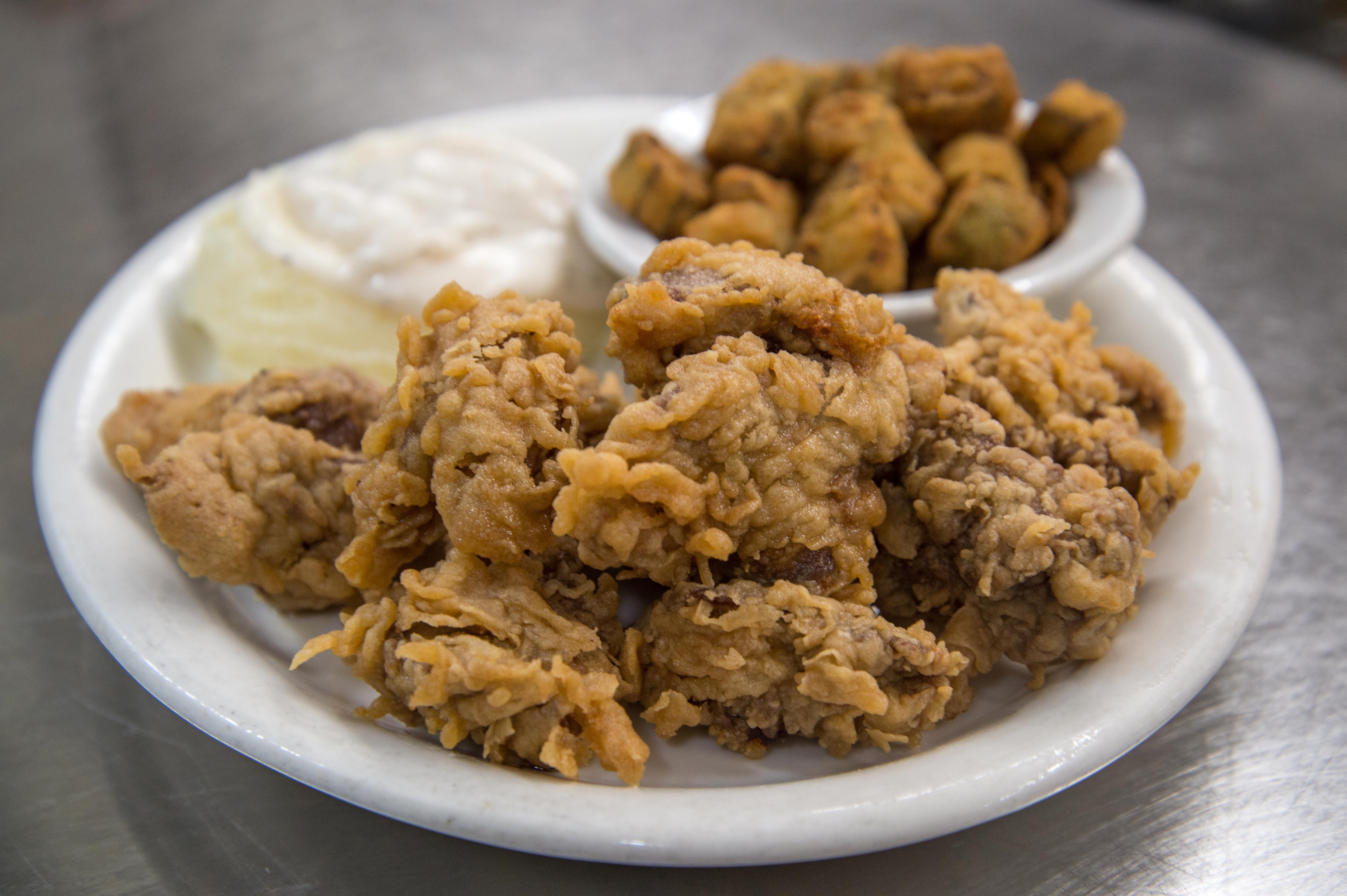 Dari Dip's savory chicken livers, a true Southern staple.
