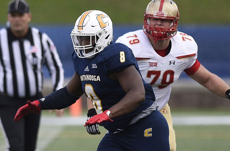 Isaiah Mack, a senior defensive lineman for UTC this past season, has been raking in postseason recognition.