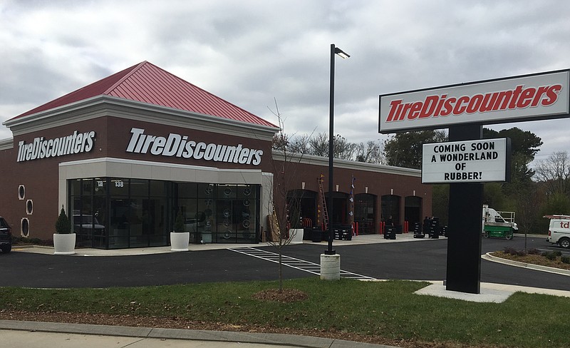The newest Tire Discounters store opens for the first time Friday at 138 Raider Lane