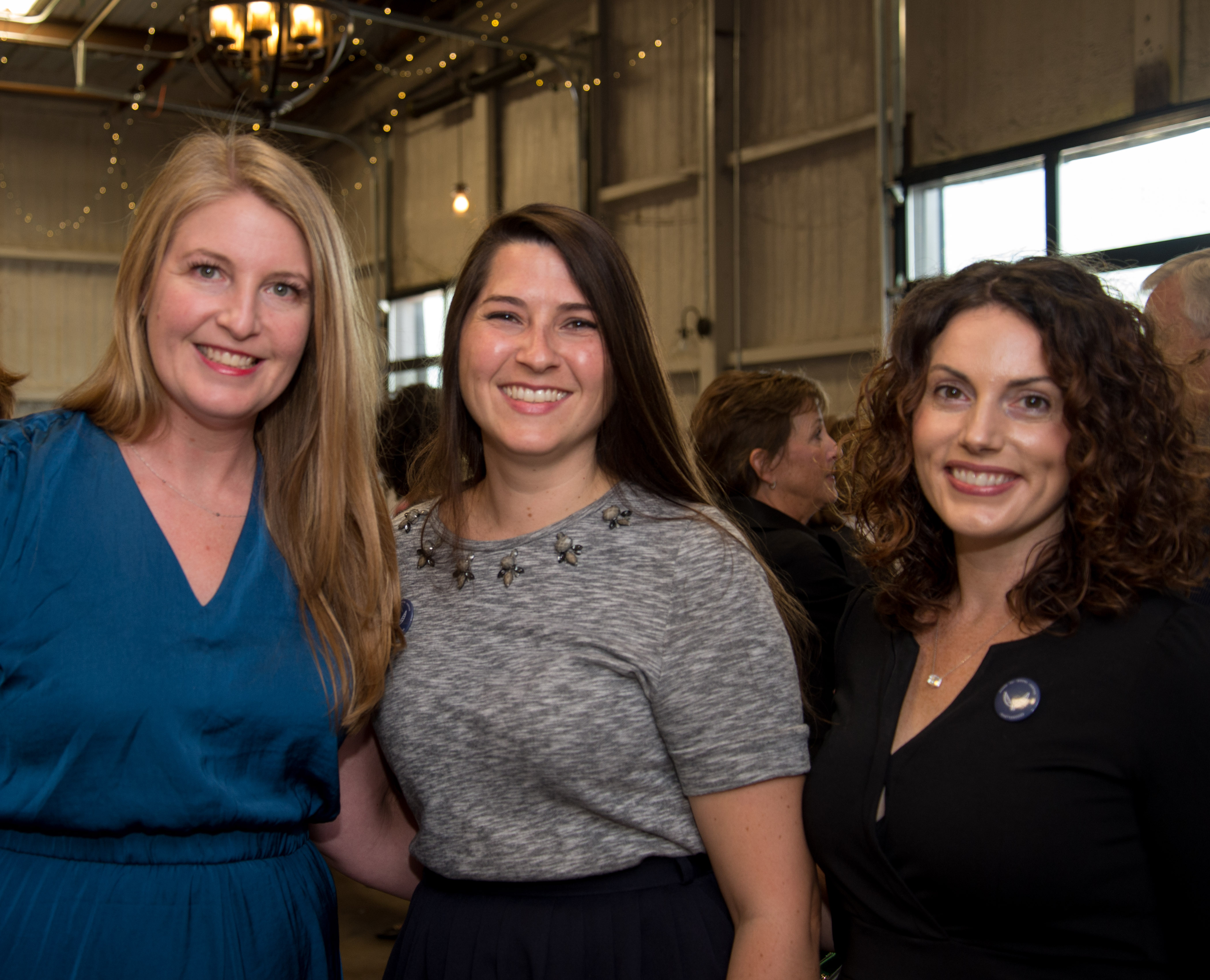Aloyse Brown, Stefanie Dalton and Taylor Lyons