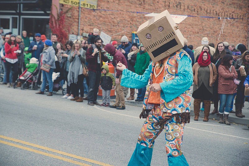 Visitors line the streets for the annual Southside Parade, which starts at 10:30 a.m. from Jefferson Street and will march down Main to Williams Street. (Facebook.com photo)