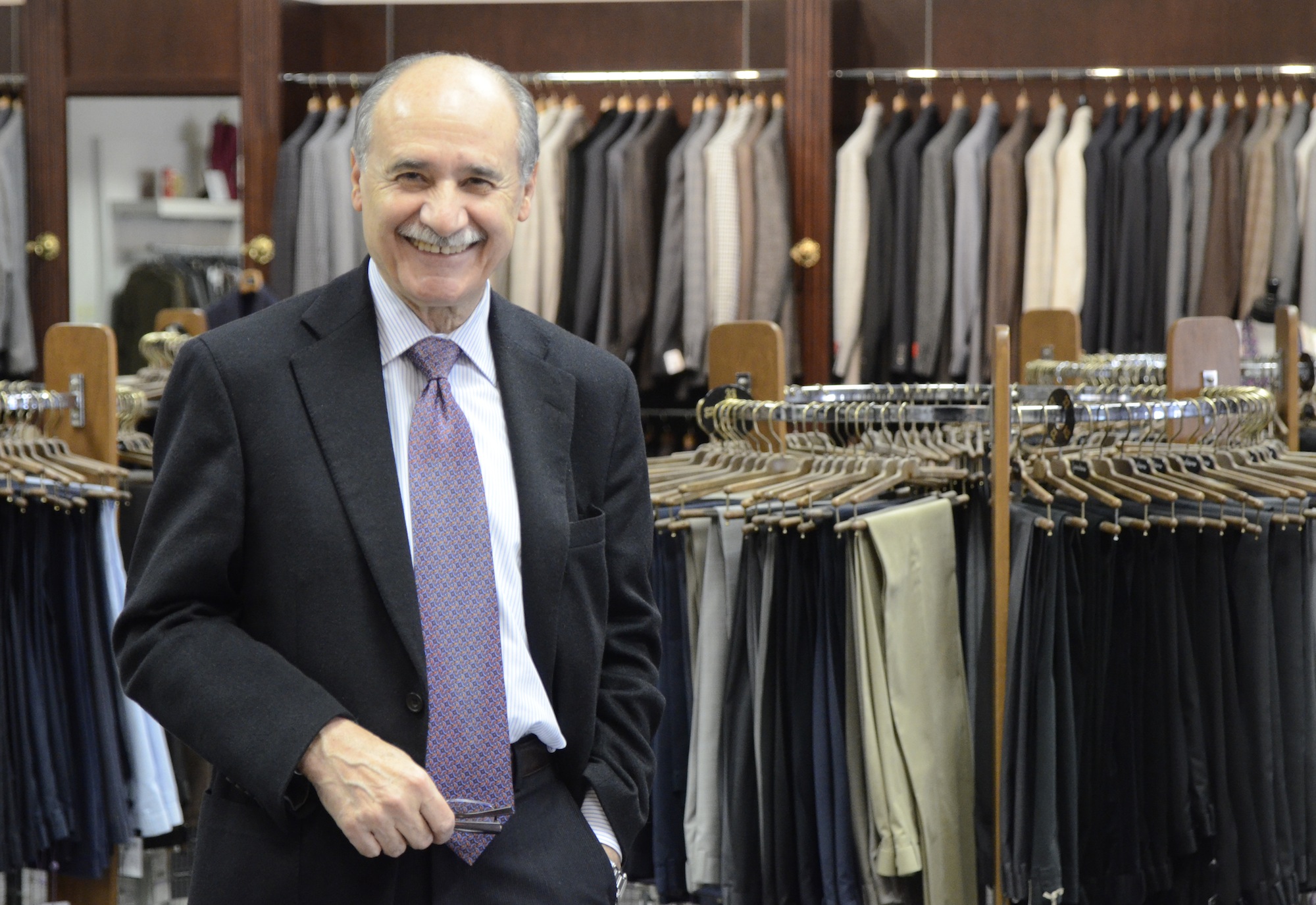In this 2013 staff file photo, John Yacoubian is shown at Yacoubian Tailors on 629 Broad St.