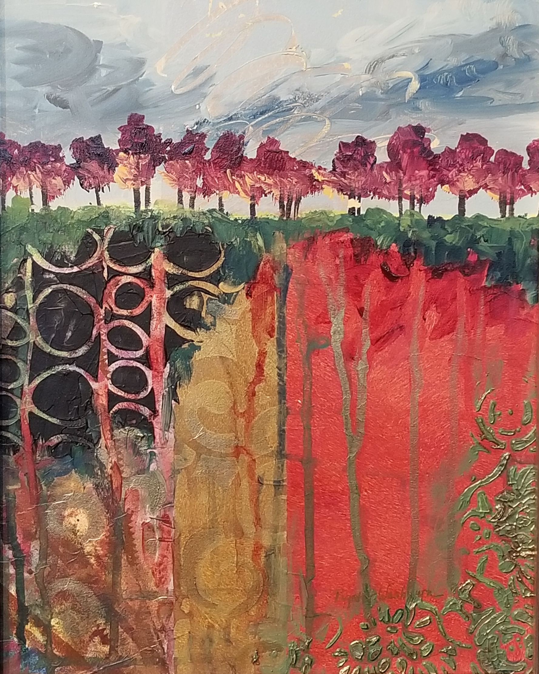"Treeline" by Sandra Paynter Washburn.