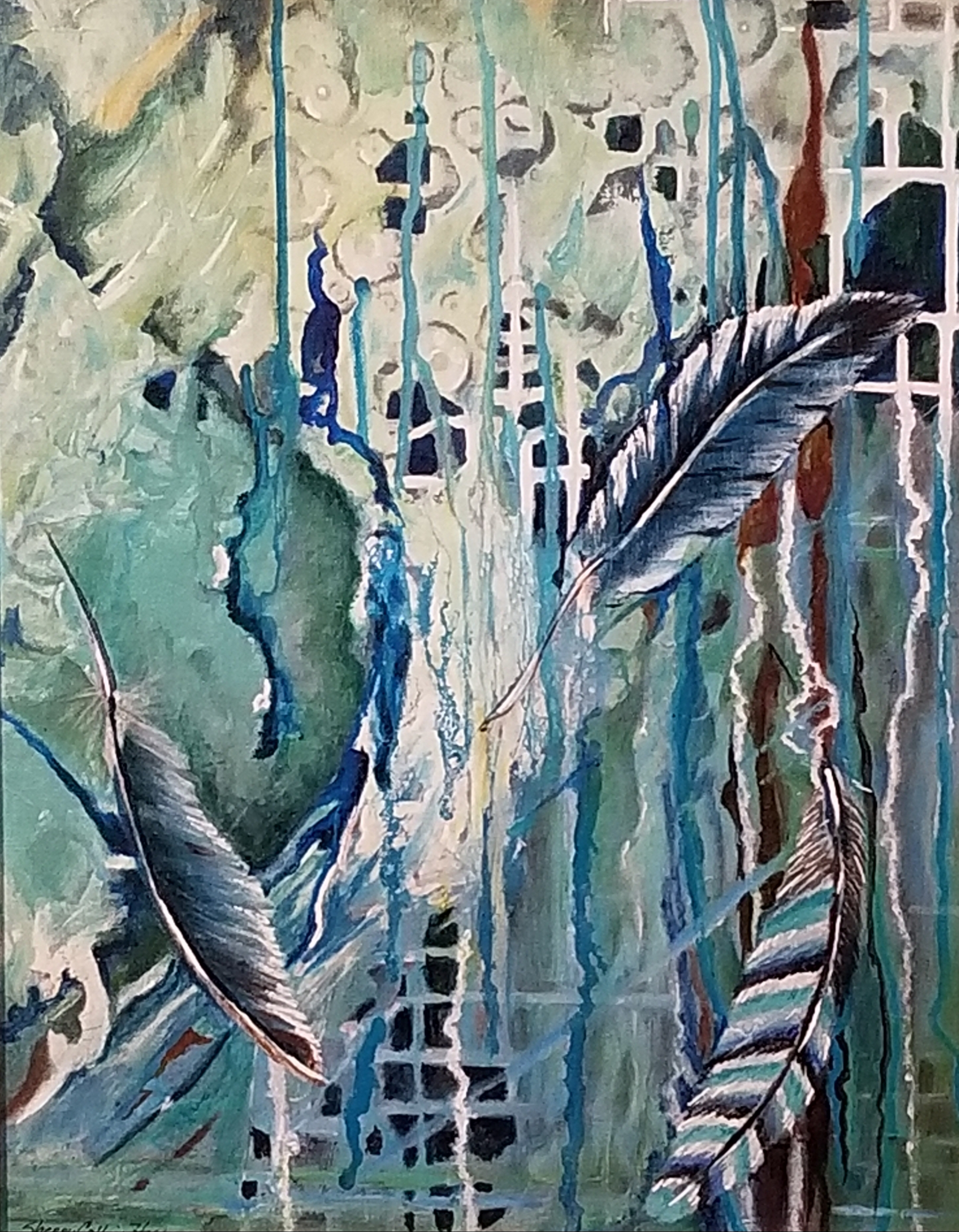 "Blue Grass Dancer" by Lin Prabish.