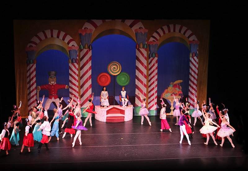A scene from the finale of "The Nutcracker." (Chattanooga Ballet contributed photo)