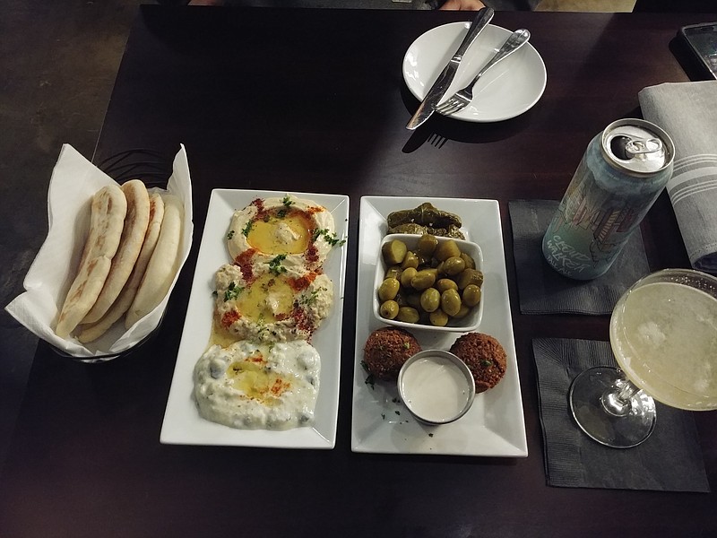 The Mezze offers a fairly comprehensive sampling of The 405's starters.