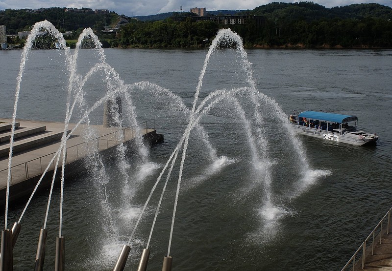 The water cannons at The Passage on the 21st Century Waterfront are firing again after nearly two years out of commission from a broken pump and other damage. The city of Chattanooga said the lengthy repair process involved hiring a diving team of underwater engineers and cost $50,500.