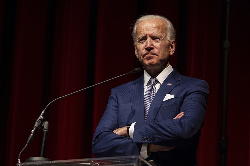  In this Saturday, Dec. 1, 2018 file photo, former Vice President Joe Biden speaks during the UNLV William S. Boyd School of Law 20th Anniversary Gala at the Bellagio Casino in Las Vegas. On Monday, Dec. 4, 2018, Biden said he believes that he is the most qualified person in the country to be president. (Yasmina Chavez/Las Vegas Sun via AP)