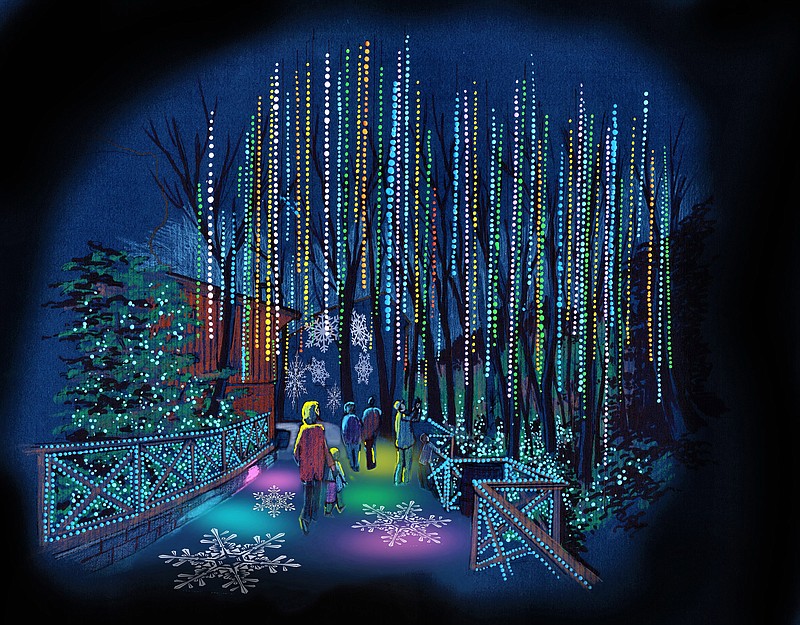 Dollywood plugs in 1 million more lights for Glacier Ridge debut