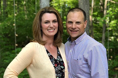 Tara and Scott Shepherd, from left, are planning to open Work Out Anytime facility in Ooltewah.