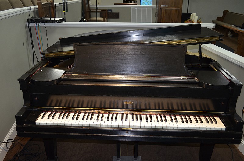 Valley Memorial Baptist Church's Jesse French & Sons piano is 95 years old and is believed to be among the oldest in the area still in use in a church setting.