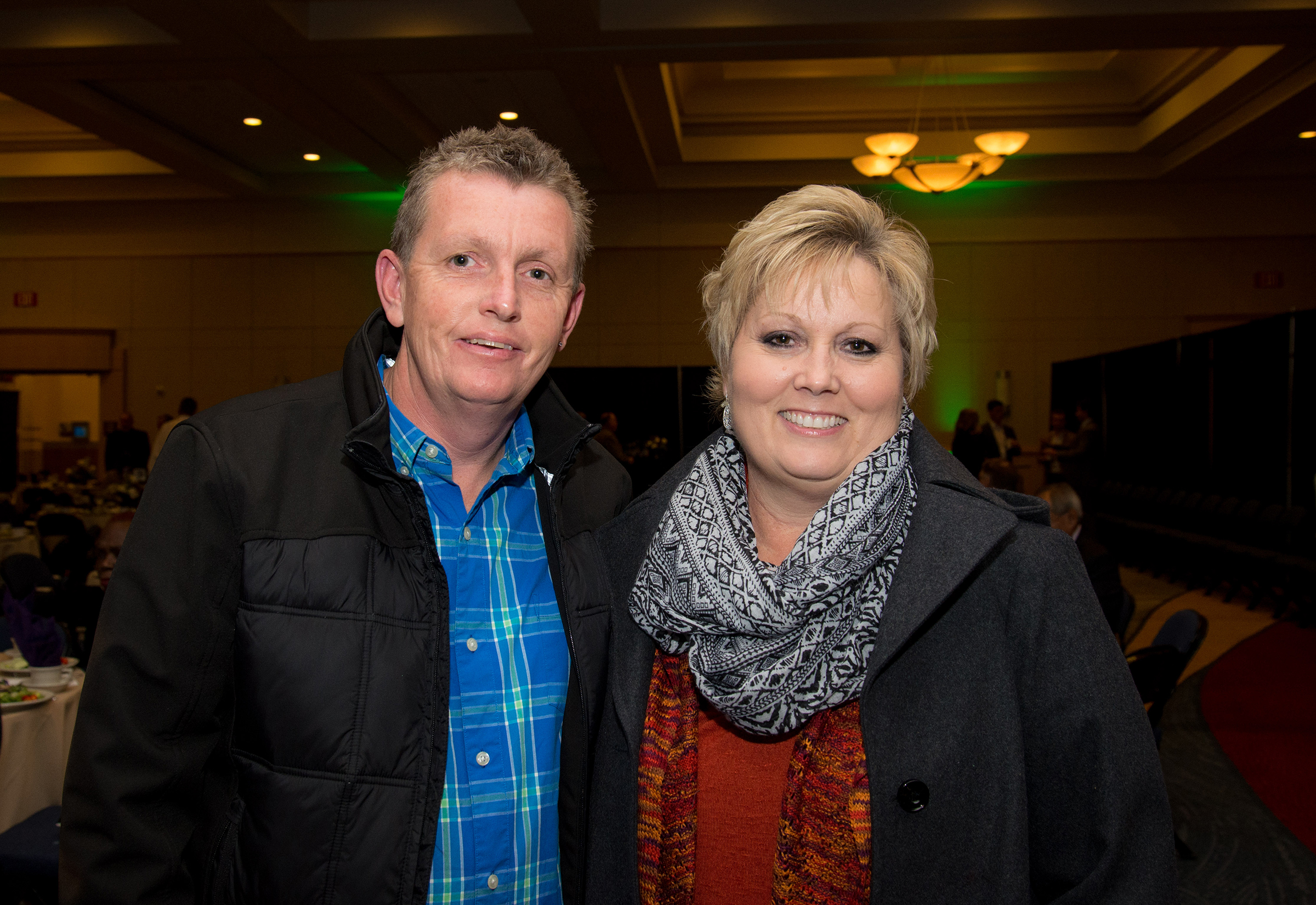Andy Wishart and Shelia Jones