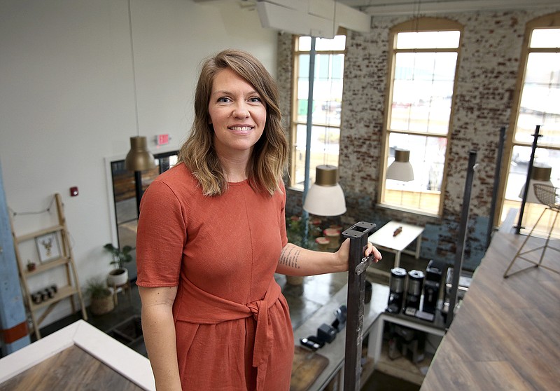 Michelle Thompson at Native Cafe, the restaurant which she co-owns, in Dalton, Georgia.