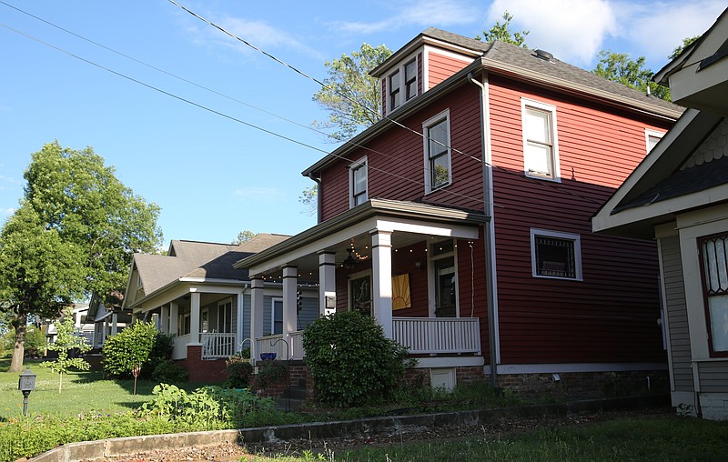 Staff photo by Erin O. Smith / A Highland Park home is one of many houses in Chattanooga, Tenn., that are being rented out on Airbnb and other short-term vacation rental sites.