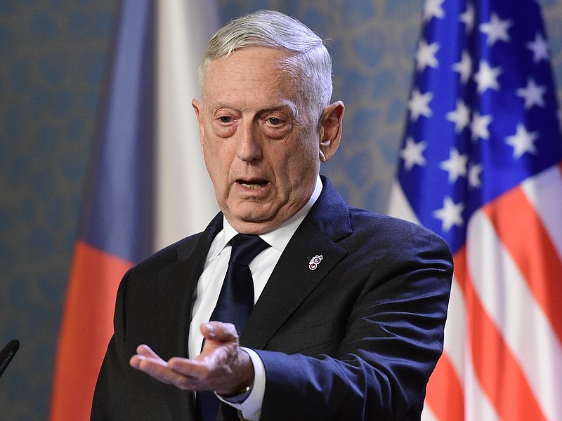 U.S. Defense Secretary Jim Mattis says he will be stepping down at the end of February.