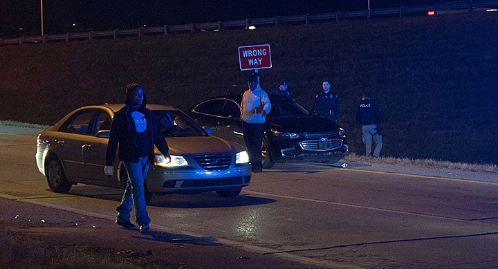 A Chattanooga man, pictured left, was shot in the hand while exiting Interstate 24 Saturday evening. 