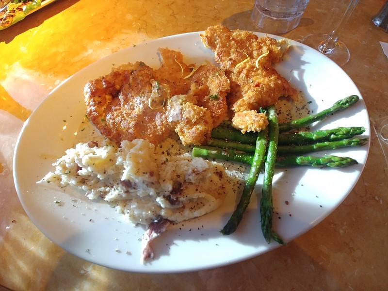 The menu isn't the only thing that's big when it comes to the The Cheesecake Factory's food. The Crispy Chicken Costoletta clocks in at 1,760 calories but offers enough for at least two meals.