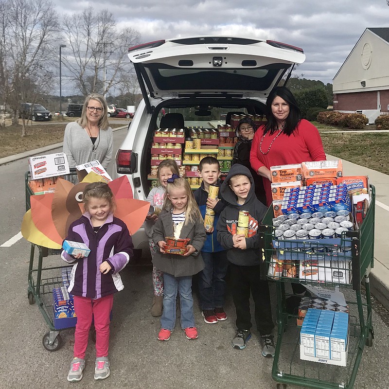 Boutique donates food to Rock Spring Elementary School families ...