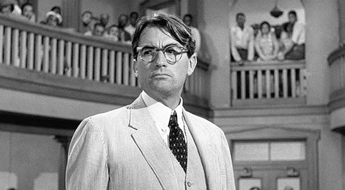Gregory Peck won the Best Actor Academy Award and Golden Globe for playing lawyer Atticus Finch in the 1962 movie "To Kill a Mockingbird." / Universal Pictures photo