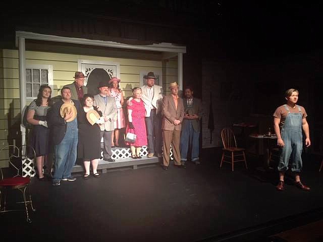 Residents of Second Samuel, Georgia, say goodbye to Miss Gertrude. Artistic Civic Theatre in Dalton, Georgia, opens the play Friday, Jan. 18.