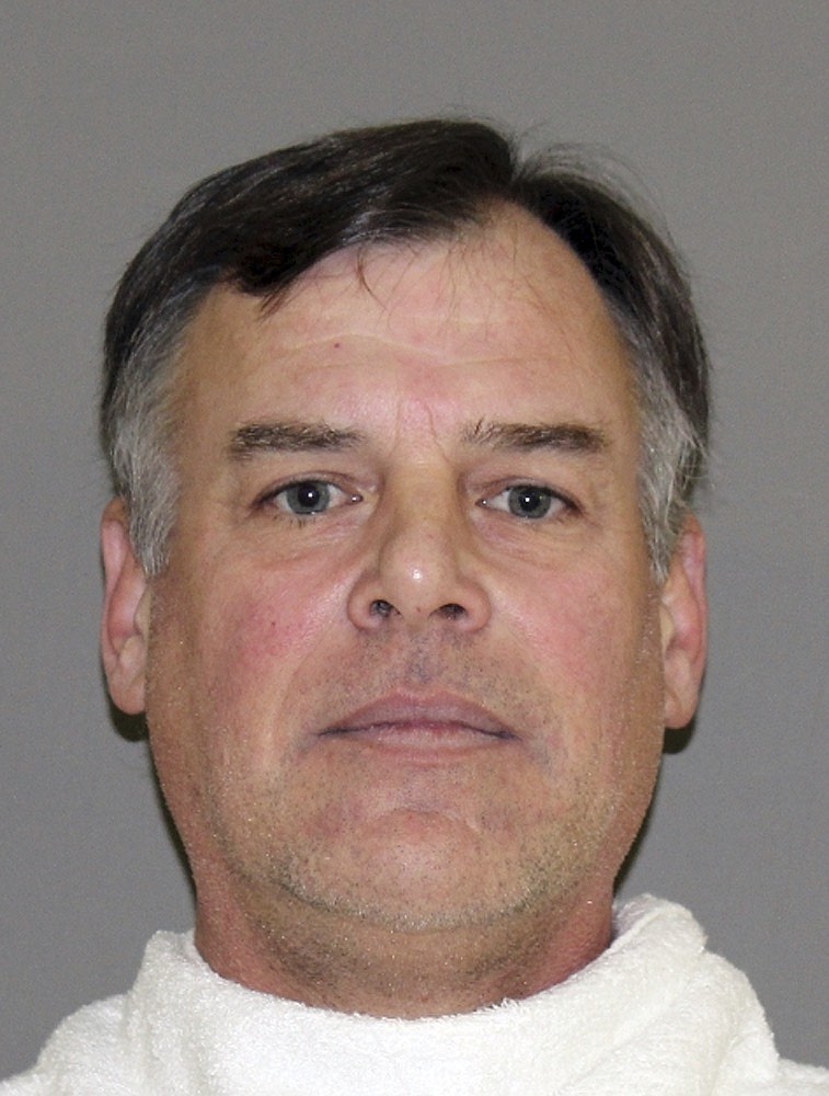 This booking photo provided by the Denton County Jail shows John Wetteland. The former major league pitcher was arrested, Monday, Jan. 14, 2019, in Texas and charged with continuous sex abuse of a child under age 14. Denton County jail records show Wetteland was arrested and freed on $25,000 bond. No attorney was immediately listed to speak for the 52-year-old Wetteland, who lives in Trophy Club, 25 miles northwest of Dallas. (Denton County Jail via AP)

