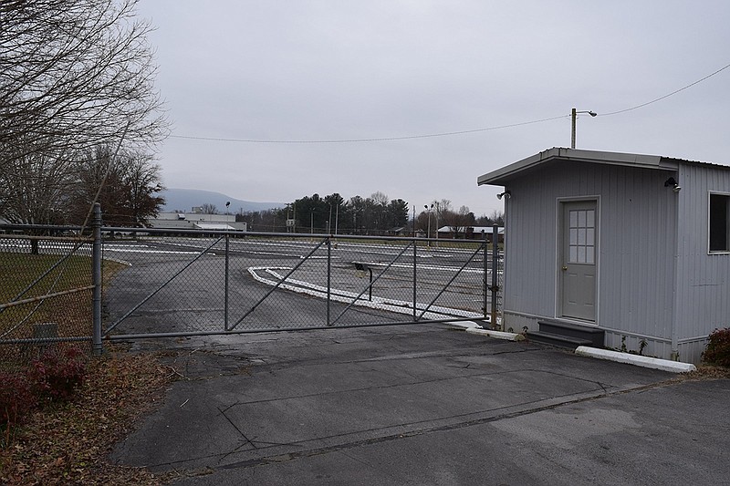 The gates at Textile Corporation of America's facility in Pikeville, Tennessee, are locked amid an apparent review by the state Comptroller's Office of the Treasury and possibly other agencies.
