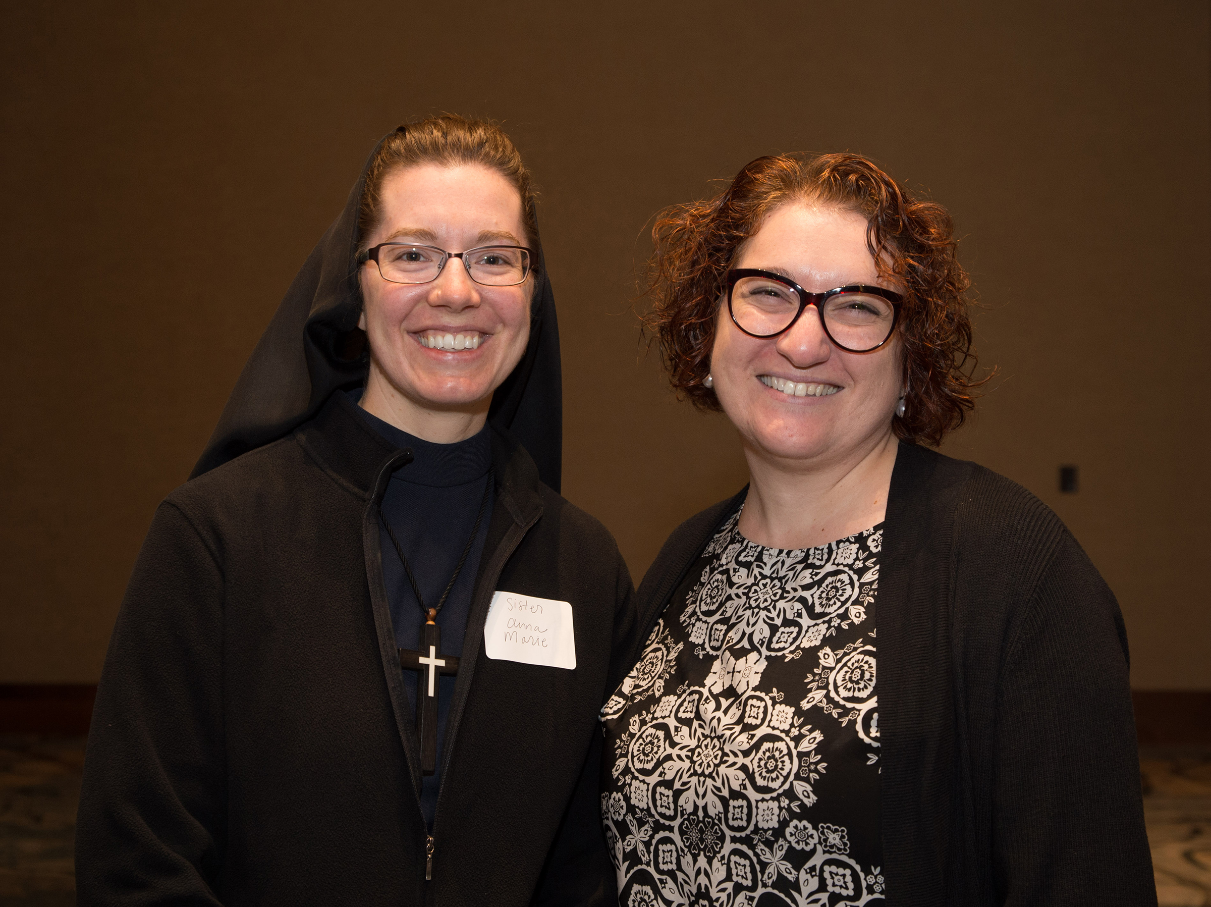 Sister Anna Marie and Alessandra Ceccarelli