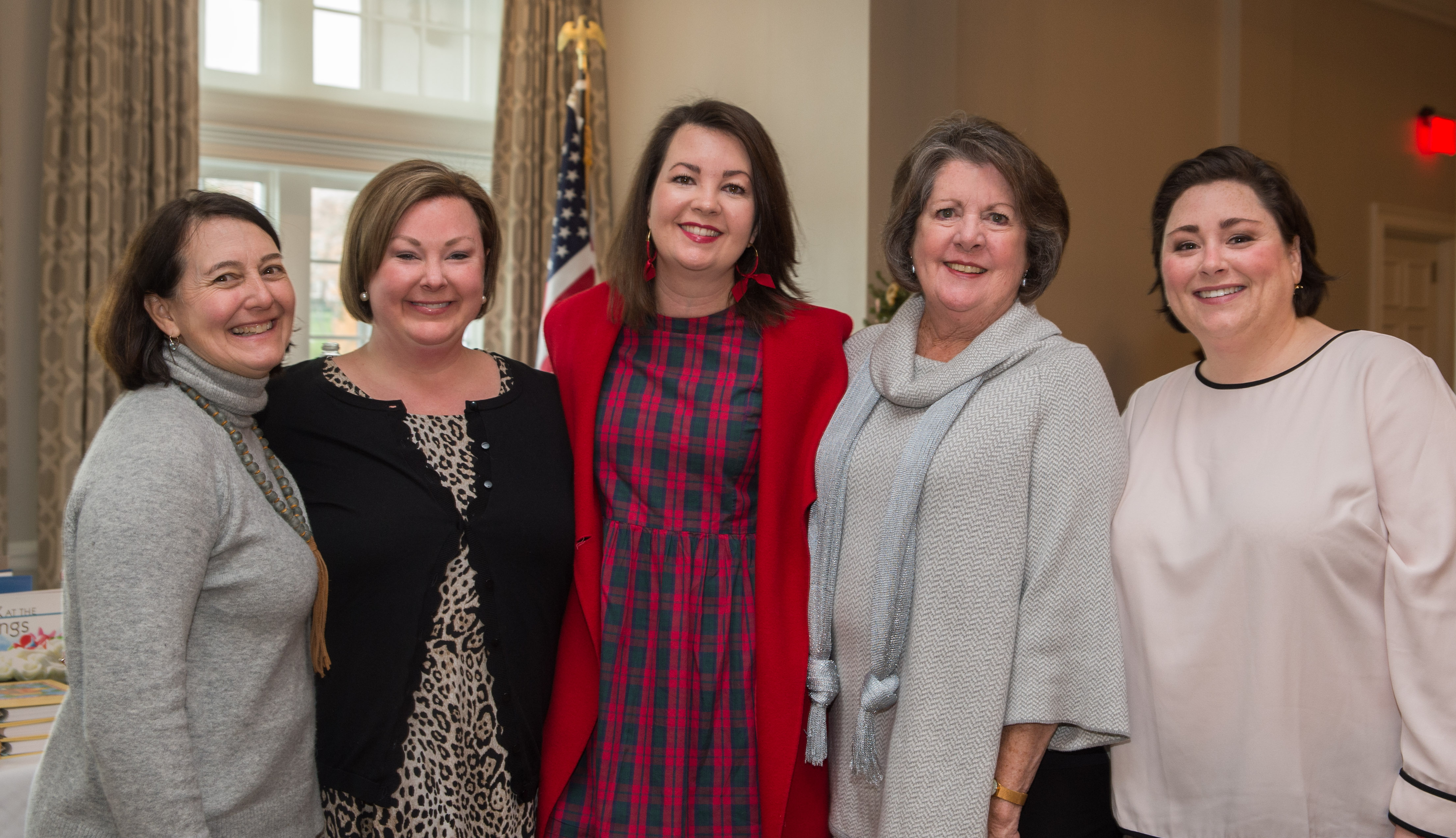 Catharine Bahner Daniels, Ashley Farless, Catherine Fore, Mary Catherine O'Kelley and Kathryn Campbell