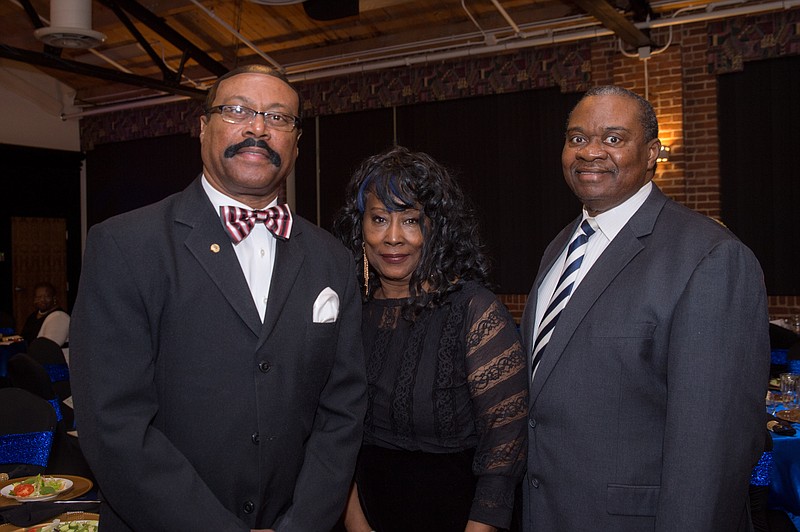 Dr. Richard Brown, Joyce Terrell and Yusuf Hakeem
