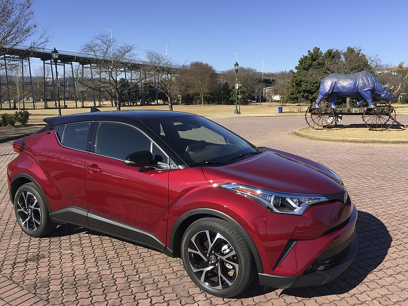The 2019 Toyota C-HR offers a two-tone paint job in some trims.
