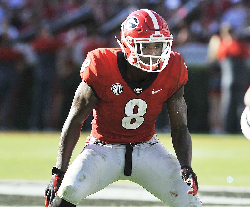 Defensive back Deangelo Gibbs, shown during Georgia's 2018 opener against Austin Peay, played in only seven games for the Bulldogs this past season. (Philip Williams/Georgia)