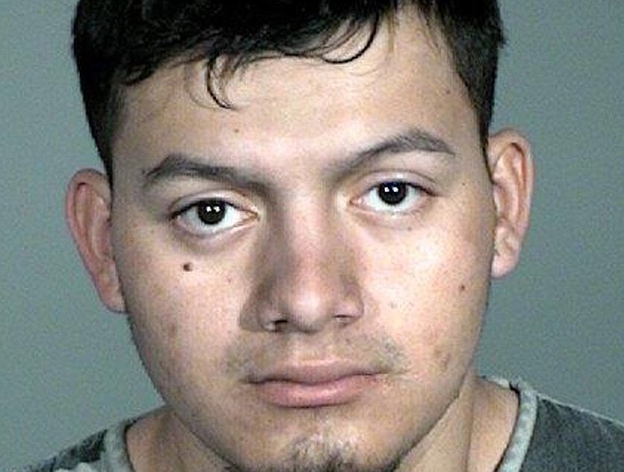 This undated photo provided by the Carson City Sheriff's Office in Carson City, Nev., shows suspect Wilbur Martinez-Guzman. Authorities investigating four recent Nevada killings say murder charges are pending against Martinez-Guzman, suspected of being in the U.S. illegally. (Carson City Sheriff's Office via AP)


