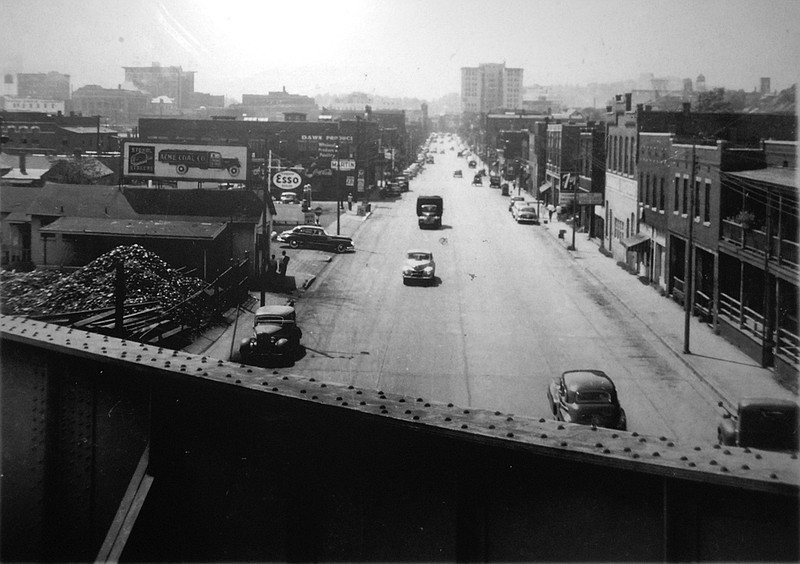 East Ninth Street is shown in this undated photo. (Photo courtesy of the Chattanooga African-American Museum)