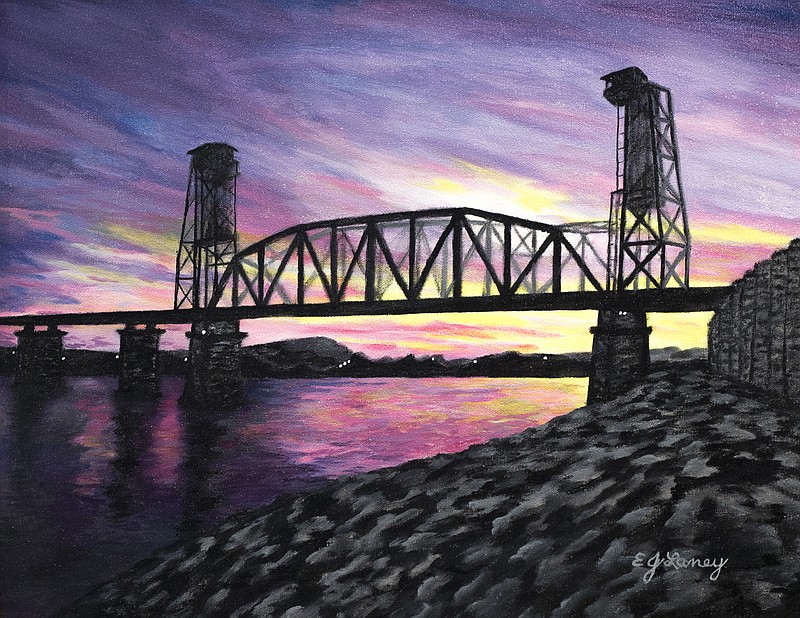 "Chickamauga Sunset" by Eddie Laney.