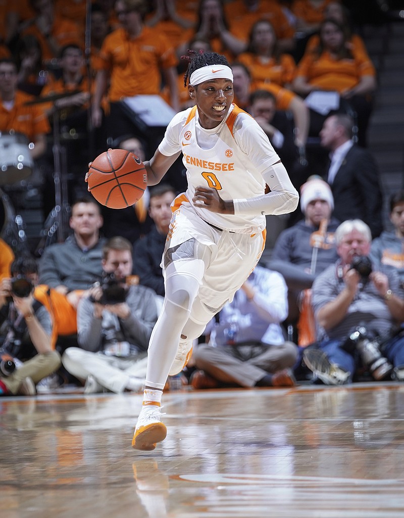 Tennessee's Rennia Davis had her second straight big game, notching a double-double with 19 points and 10 rebounds Thursday night against Florida.