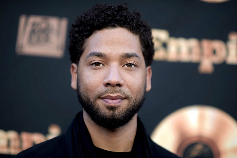 In this May 20, 2016, file photo, actor and singer Jussie Smollett attends the "Empire" FYC Event in Los Angeles. Smollett, who alleges he was the victim of a brutal racial and homophobic attack, is a former child star who grew up to become a champion of LGBT rights and one of the few actors to play a black gay character on primetime TV. His breakthrough came aboard the hip-hop drama "Empire," playing Jamal Lyon, a talented R&B singer struggling to earn his father's approval and find his place in his dad's music empire. It became one of the biggest network shows to star a gay black character. (Photo by Richard Shotwell/Invision/AP, File)