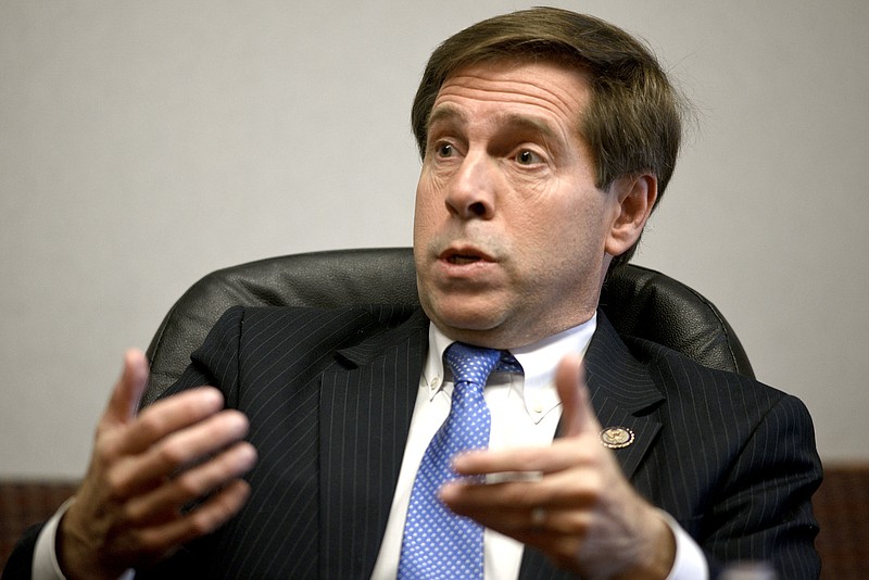 Congressman Chuck Fleischmann spoke to the editors of the Times Free Press during a visit on February 1, 2019.