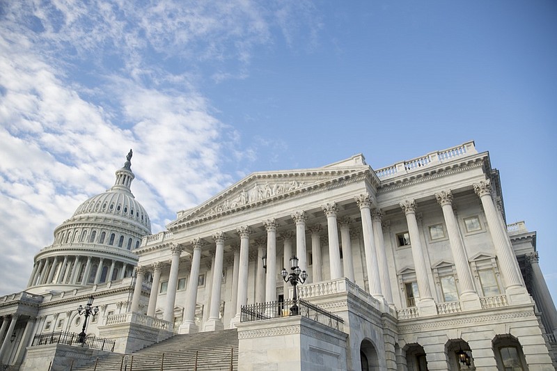 The Dome of the U.S. Capitol building is visible on the morning of the State of the Union, Tuesday, Feb. 5, 2019, in Washington. (AP Photo/Andrew Harnik)