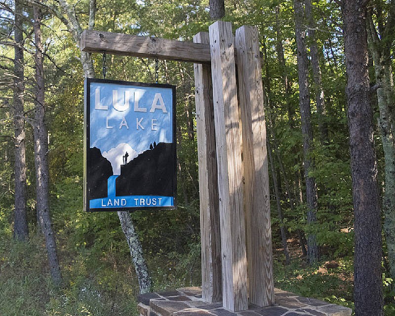 Photo by Mark Pace/Chattanooga Times Free Press — The entrance sign at Lula Lake Land Trust on Lula Lake Road is pictured in this staff file photo.