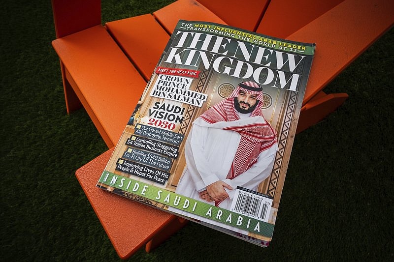 This glossy magazine about Saudi Arabia was photographed in 2018. The mystery behind the origins of the pro-Saudi magazine that showed up on U.S. newsstands grew amid revelations that the Saudi Embassy in Washington got a sneak peek.