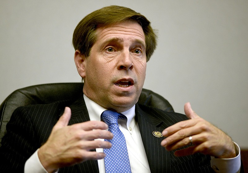 U.S. Rep. Chuck Fleischmann, R-Tenn., spoke to the editors of the Times Free Press during a visit on Feb. 1, 2019.