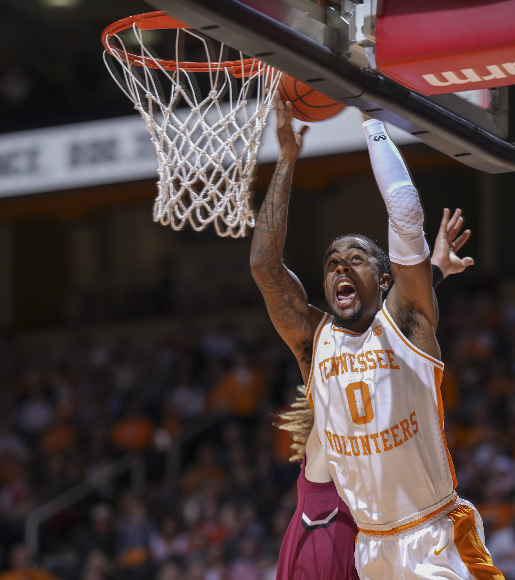 Tennessee's Jordan Bone shoots during the Vols' home win against South Carolina on Wednesday night.
