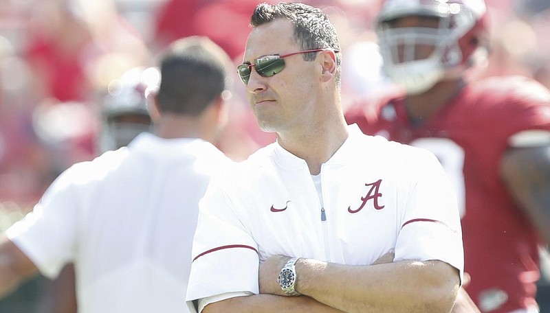 Steve Sarkisian is back for a second stint as Alabama's offensive coordinator after serving in that role for the final days of the 2016 season.